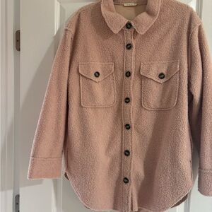 Kori Blush Teddy Jacket